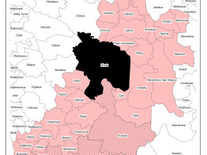 Mapa působnosti MAS Vodňanská ryba