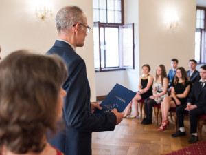 Předávání maturitních vysvědčení