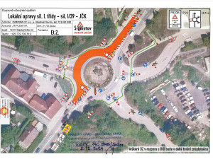 Dopravu v Českém Krumlově omezí jednodenní uzavírka kruhového objezdu U Trojice