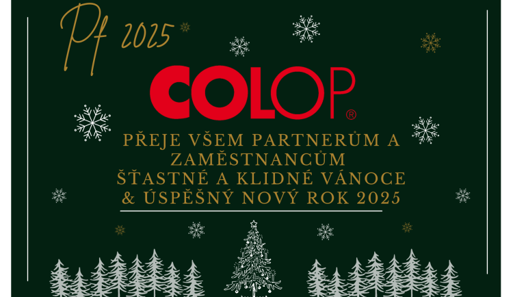 Nové vedení továrny na razítka přeje veselé Vánoce