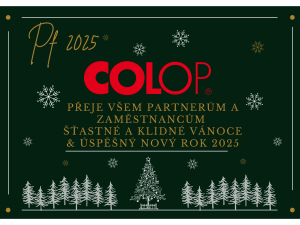Nové vedení továrny na razítka přeje veselé Vánoce