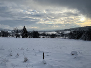 Mrazivá noc. Nejnižší teplotu dnes naměřili opět na Šumavě, minus 15,1 stupně Celsia