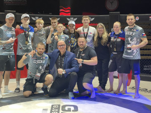 Veselí nad Lužnicí dobývá svět MMA: Matyáš Gruber se stal mistrem světa v Jakartě