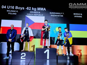 Veselí nad Lužnicí dobývá svět MMA: Matyáš Gruber se stal mistrem světa v Jakartě