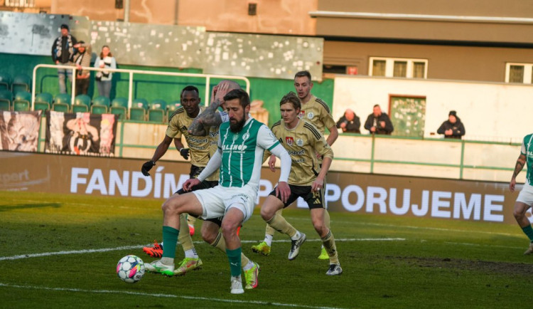 Bohemians ve 100. ligovém zápase trenéra Veselého porazili České Budějovice 1:0