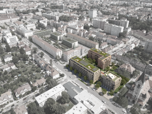 Druhá etapa, díky které vyrostou ve čtvrti tři bytové domy.