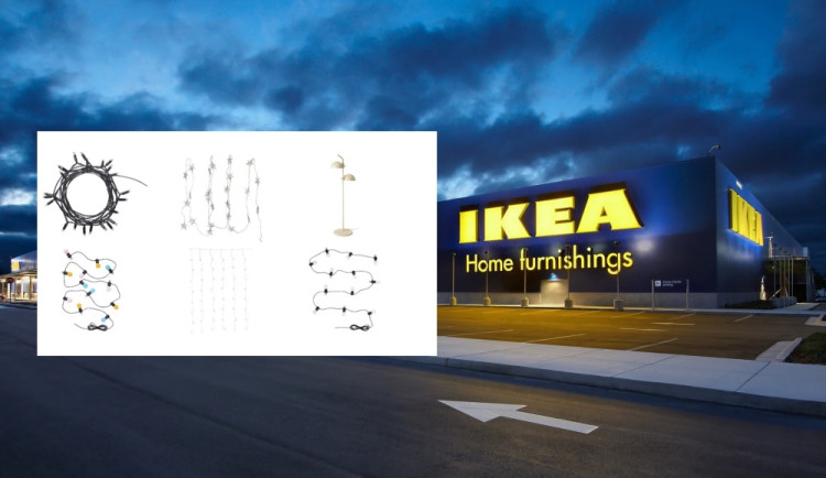 IKEA stahuje z prodeje některá světla a lampy. Mohou být nebezpečné