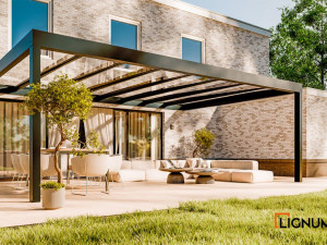 Atypické hliníkové pergoly a zimní zahrady jsou pro Lignum CZ standardem
