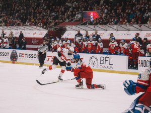 Hokejistky porazily na úvod mistrovství v Českých Budějovicích Švýcarsko 3:0