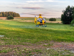 Tragická nehoda u Drhovle. Motorkář zemřel po střetu s nákladním vozem