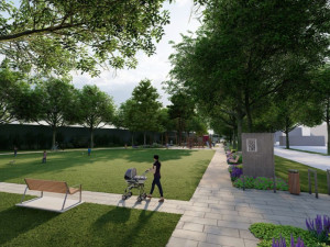 Jungmannův park se promění. Přibudou herní prvky i stezka pro cyklisty
