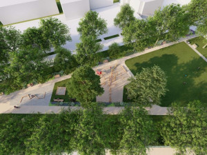 Jungmannův park se promění. Přibudou herní prvky i stezka pro cyklisty