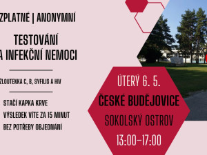 PREVENT 99 nabídne v Budějovicích bezplatné testování na infekční nemoci