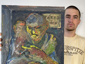 „Chci být real,“ říká malíř Filip Šícha. Na sítích balancuje mezi humorem a upřímností