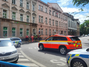 Kvůli úniku plynu evakuovali v centru Budějovic několik domů