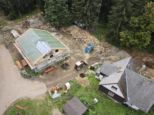Horská chata na Libíně v Prachaticích by mohla přivítat hosty už v červenci