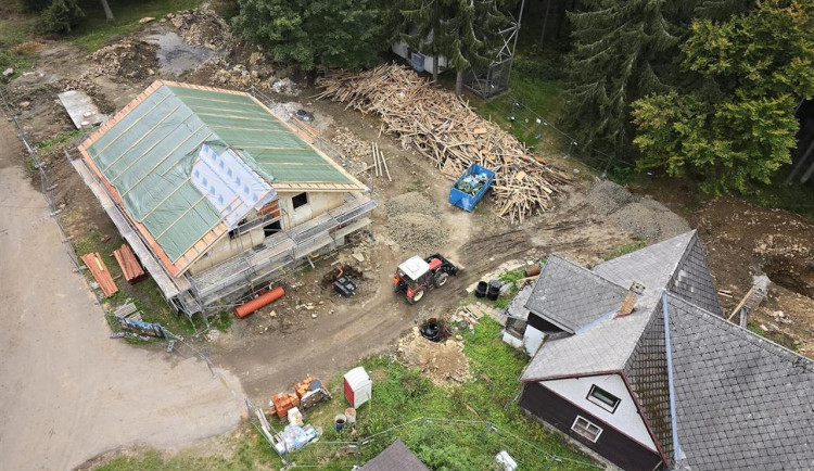 Horská chata na Libíně archivní foto