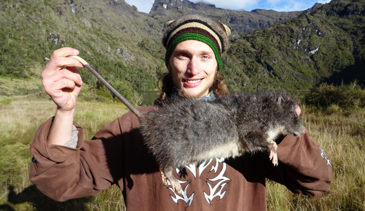 František Vejmělka a velekrysa