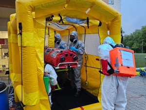 Podezření na vysoce nebezpečnou nemoc se u muže z táborské nemocnice nepotvrdilo