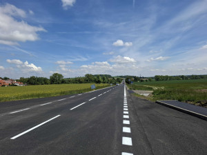 Silnice I/22 mezi Lidmovicemi a Vodňany je po rekonstrukci opět průjezdná