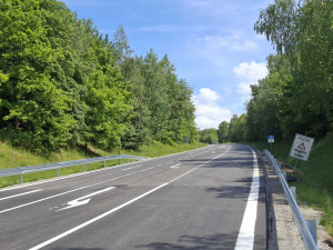Silnice I/22 mezi Lidmovicemi a Vodňany je po rekonstrukci opět průjezdná