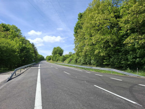 Silnice I/22 mezi Lidmovicemi a Vodňany je po rekonstrukci opět průjezdná