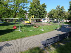 Na Palačáku roste nové dětské a workoutové hřiště. Hotové bude v létě
