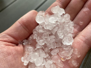 Silná bouřka zaměstnala hasiče.