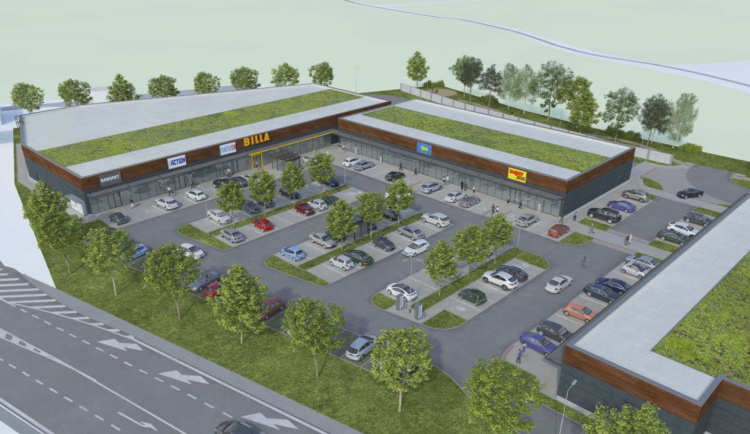 U Třeboně vyroste nový retail park, místní si užijí nákupy i nový McDonald’s