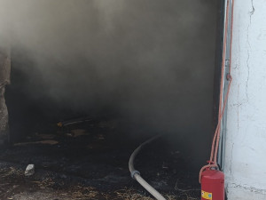 Požár drůbežárny v Kamenném Újezdu. V plamenech zahynula kuřata