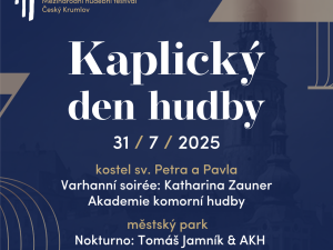 Do Kaplice míří špičková klasika! Festival Krumlov přináší Kaplický den hudby.