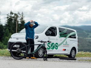 Už měsíc funguje na Lipně jedinečná služba: SOS svoz cyklistů
