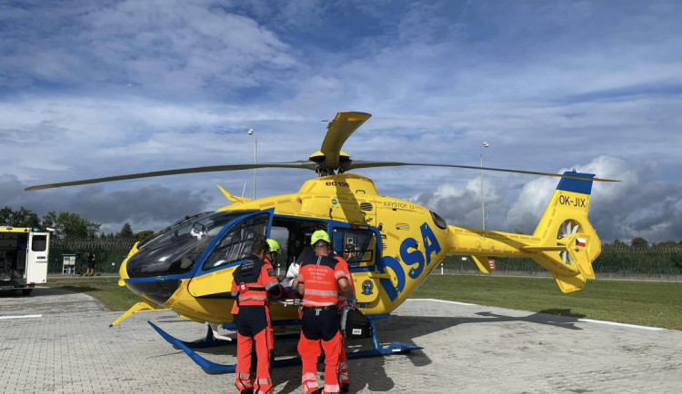 Při práci na horkovodu utrpěl mladý muž v Budějcích popáleniny.