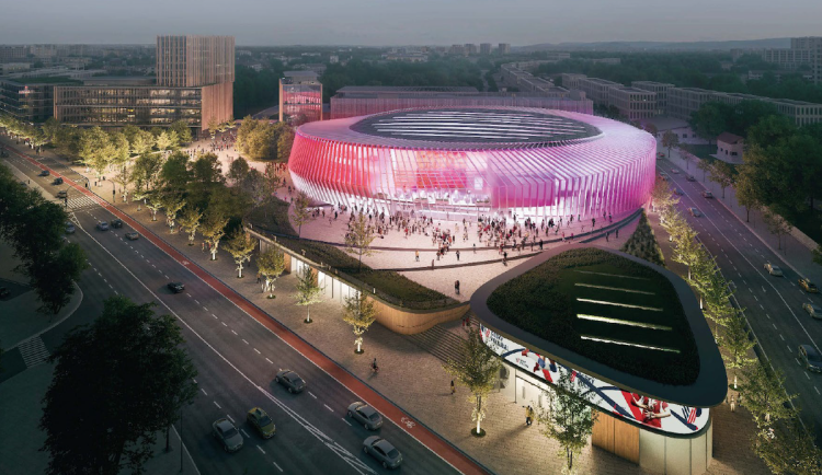 Vítězné dílo od Sdružení WilkinsonEyre + Boele architekti.