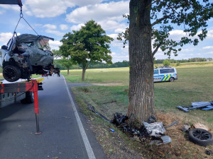 Na Táborsku havaroval řidič. Na místě zemřel