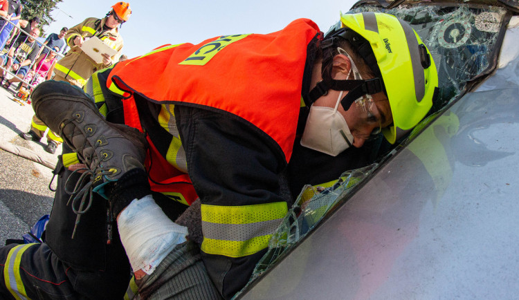 Mistrovství dobrovolných hasičů ve vyprošťování hostí Budějovice