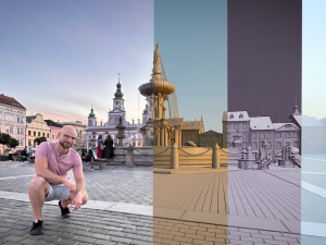 Budějcký umělec rozhýbal pomocí AI ikonické sochy a vdechl jim nový život