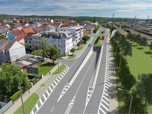 Kraj má povolení na tunel pod nádražím. Stavba začne na konci příštího roku