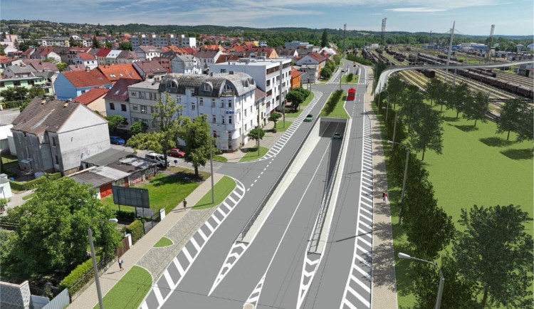 Kraj má povolení na tunel pod nádražím. Stavba začne na konci příštího roku