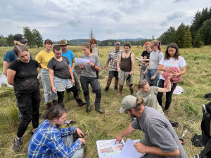 Dobrovolníci pracovali na obnově šumavských mokřadů, někteří přijeli z Nepálu či Mexika