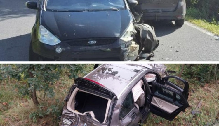 Náročná neděle pro záchranáře. Dvě nehody přinesly sedm zraněných