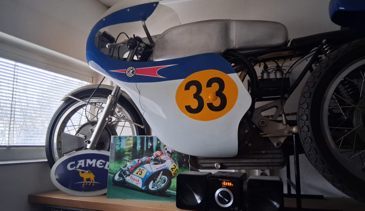 Strakonické muzeum získalo do své sbírky motorku Bohumila Staši
