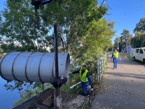 Budějovice posílily obranu proti velké vodě. Nové klapky ochrání kanalizaci