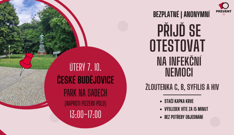 Otestujte se na infekční nemoci zdarma, rychle a anonymně