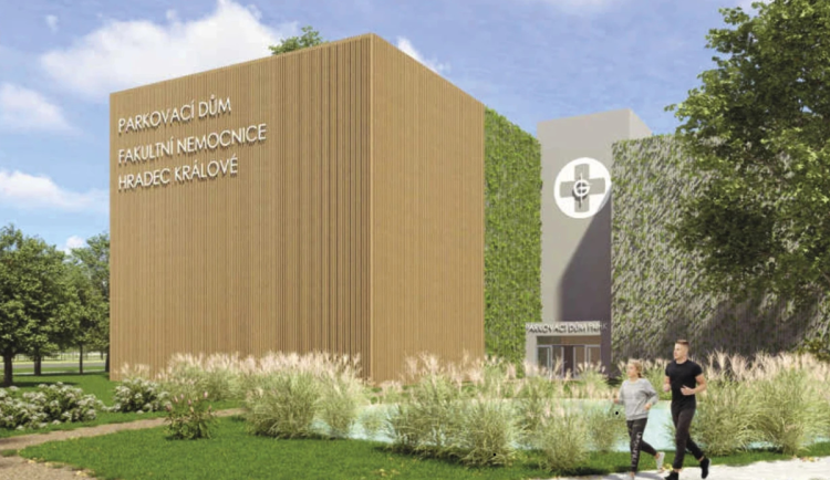 Parkovací dům pro 899 aut u hradecké fakultní nemocnice by mohl stát v roce 2028