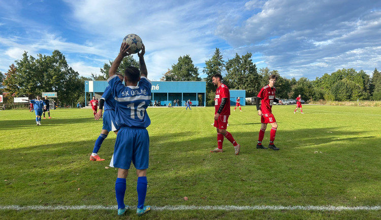 Zápas Úsilného s rezervou Týna nad Vltavou.