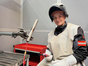 Temelín má první ženu, která může svářet v jaderné elektrárně