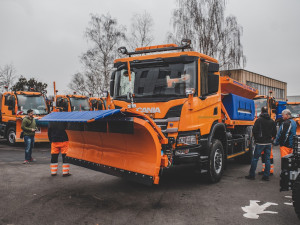 Silničáři mají připraveno na zimu v Budějovicích 2000 tun posypového materiálu