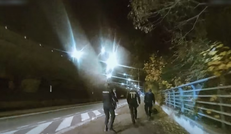 VIDEO: Bobr v noci vyrazil od řeky na špacír do ulic města. Skončil v podběráku