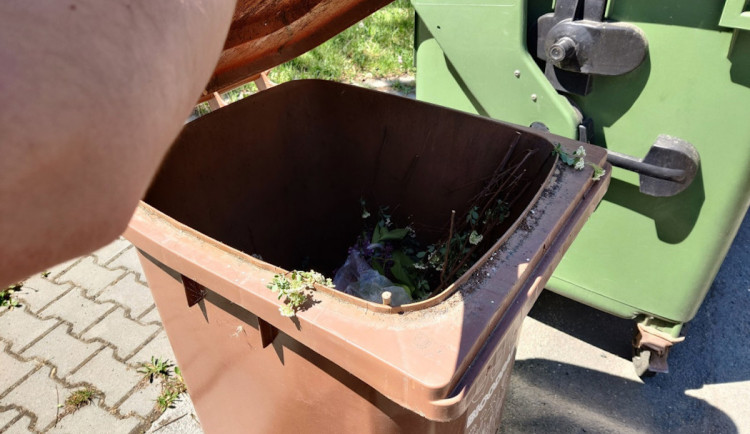 Hnědé popelnice bude město vyvážet do konce listopadu, na zimu se svoz přeruší